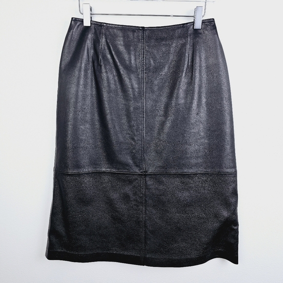 Liz Claiborne Leather Skirt - Picture 1 of 7